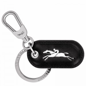 Breloczki Longchamp Box-Trot Damskie Czarne Polska | 36043HAU001