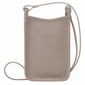 Etui Longchamp Le FOULONNÉ Damskie Szare Polska | 34200021P55