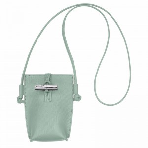 Etui Longchamp Le Roseau Damskie Celadon Polska | 34180HFP282