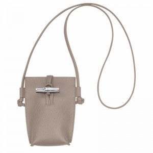 Etui Longchamp Le Roseau Damskie Szare Polska | 34180HFP266