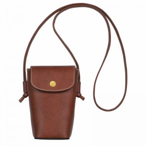 Etui Longchamp ÉPURE Męskie Brązowe Polska | 34193HYZ035-