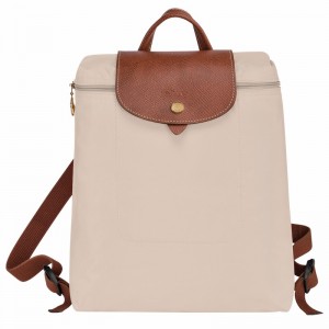 Plecaki Longchamp Le Pliage Original M Męskie Białe Polska | L1699089P71-