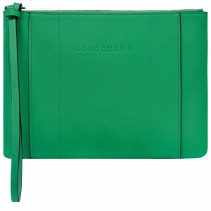 Pouches Longchamp 3D Damskie Zielone Polska | 30032HCV129