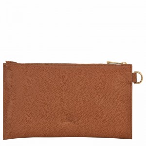 Pouches Longchamp Le FOULONNÉ Damskie Caramel Polska | L2541021121