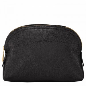 Pouches Longchamp Le FOULONNÉ Damskie Czarne Polska | L2527021001