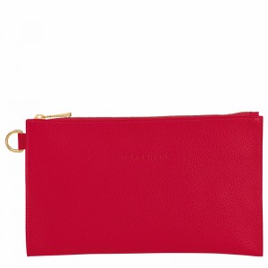 Pouches Longchamp Le FOULONNÉ Damskie Czerwone Polska | L2541021C39