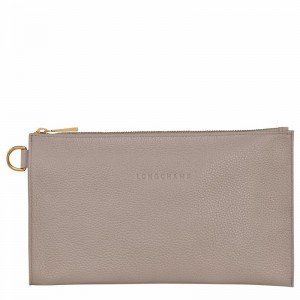 Pouches Longchamp Le FOULONNÉ Damskie Szare Polska | L2541021P55