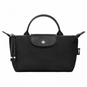 Pouches Longchamp Le Pliage Energy Damskie Czarne Polska | 30030HSR001