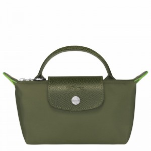 Pouches Longchamp Le Pliage Green Damskie Zielone Polska | 34175919479