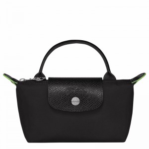 Pouches Longchamp Le Pliage Green Damskie Czarne Polska | 34175919001