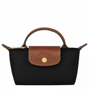 Pouches Longchamp Le Pliage Original Damskie Czarne Polska | 34175089001