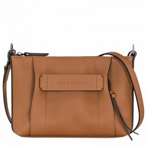 Torba Crossbody Longchamp 3D S Damskie Beżowe Polska | 10199HCV016