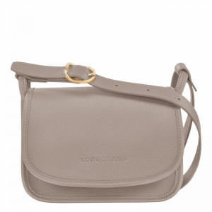 Torba Crossbody Longchamp Le FOULONNÉ S Damskie Szare Polska | 10134021P55