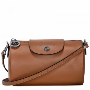 Torba Crossbody Longchamp Le Pliage Xtra XS Damskie Brązowe Polska | 10255987504