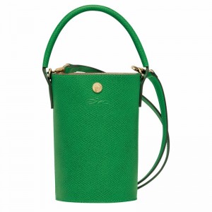 Torba Crossbody Longchamp ÉPURE XS Damskie Zielone Polska | 10213HYZ129