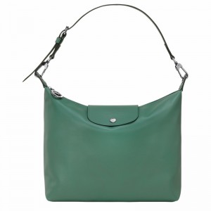 Torba Hobo Longchamp Le Pliage Xtra M Damskie Oliwkowe Polska | 10189987D90