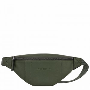 Torba Na Talię Longchamp 3D S Damskie Khaki Polska | 20054HCV292