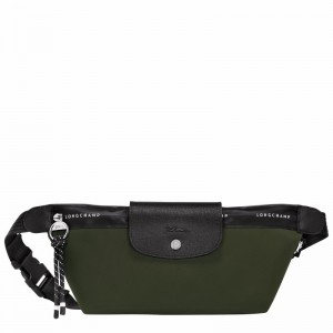 Torba Na Talię Longchamp Le Pliage Energy M Damskie Khaki Polska | 10256HSR892