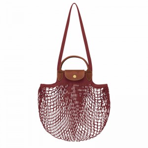 Torba na Ramię Longchamp Le Pliage Filet L Damskie Fuksja Polska | 10121HVH204