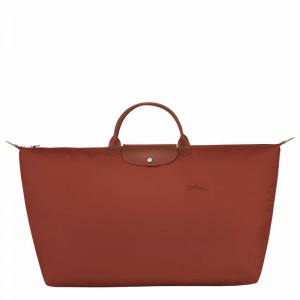 Torby Podróżne Longchamp Le Pliage Green M Męskie Brązowe Polska | L1625919404-