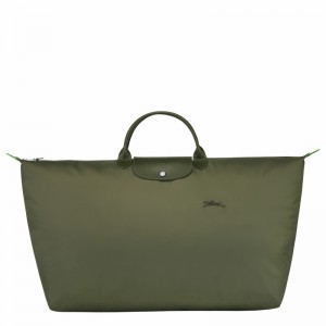 Torby Podróżne Longchamp Le Pliage Green M Męskie Zielone Polska | L1625919479-