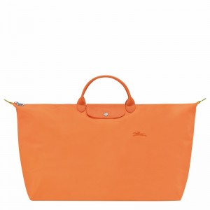 Torby Podróżne Longchamp Le Pliage Green M Damskie Pomarańczowe Polska | L1625919P54