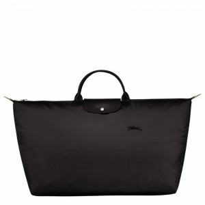 Torby Podróżne Longchamp Le Pliage Green M Damskie Czarne Polska | L1625919001