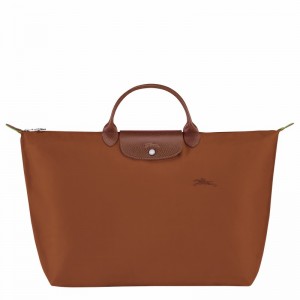 Torby Podróżne Longchamp Le Pliage Green S Męskie Brązowe Polska | L1624919504-