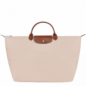 Torby Podróżne Longchamp Le Pliage Original S Męskie Białe Polska | L1624089P71-