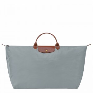 Torby Podróżne Longchamp Le Pliage Original M Męskie Szare Polska | L1625089P80-