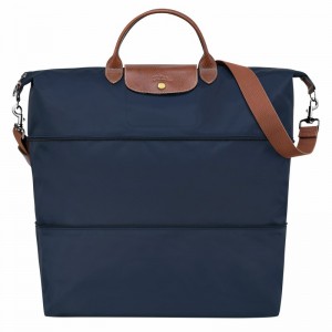 Torby Podróżne Longchamp Le Pliage Original expandable Męskie Granatowe Polska | L1911089P68-