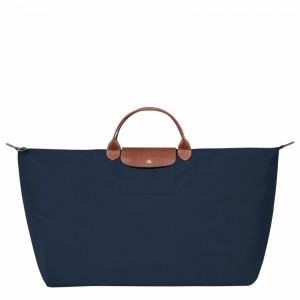 Torby Podróżne Longchamp Le Pliage Original M Męskie Granatowe Polska | L1625089P68-