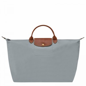 Torby Podróżne Longchamp Le Pliage Original S Męskie Szare Polska | L1624089P80-