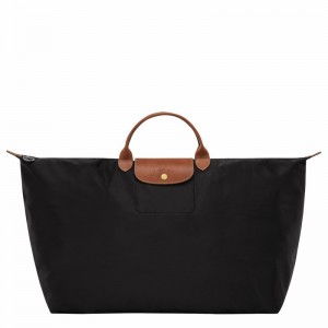 Torby Podróżne Longchamp Le Pliage Original M Damskie Czarne Polska | L1625089001