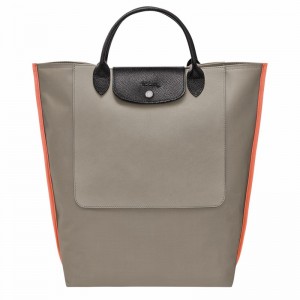 Torby Tote Longchamp Cabas Longchamp M Damskie Szare Polska | 10264093266