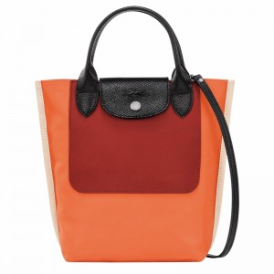 Torby Tote Longchamp Cabas Longchamp XS Damskie Pomarańczowe Polska | 10263093P34