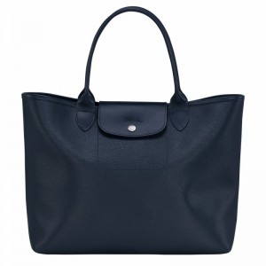 Torby Tote Longchamp Le Pliage City L Damskie Granatowe Polska | 10182HYQ556