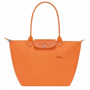 Torby Tote Longchamp Le Pliage Green L Damskie Pomarańczowe Polska | L1899919P54