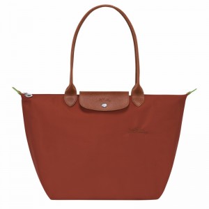 Torby Tote Longchamp Le Pliage Green L Damskie Brązowe Polska | L1899919404