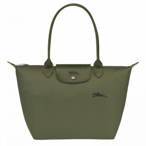 Torby Tote Longchamp Le Pliage Green M Damskie Zielone Polska | L2605919479