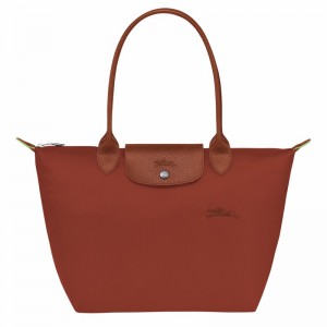 Torby Tote Longchamp Le Pliage Green M Damskie Brązowe Polska | L2605919404