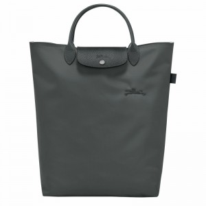 Torby Tote Longchamp Le Pliage Green M Damskie Jasny Szare Polska | 10168919P66