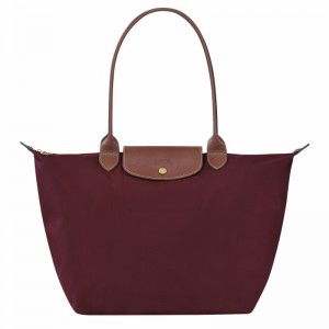 Torby Tote Longchamp Le Pliage Original L Damskie Bordowe Polska | L1899089P87