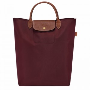 Torby Tote Longchamp Le Pliage Original M Damskie Bordowe Polska | 10168089P87