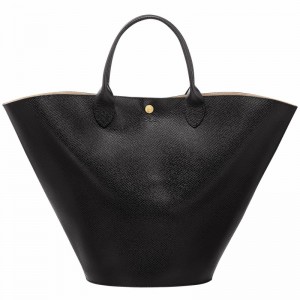 Torby Tote Longchamp ÉPURE XL Damskie Czarne Polska | 10260HYZ001