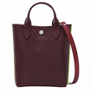 Torby Tote Longchamp ÉPURE XS Damskie Bordowe Polska | 10269HFH009