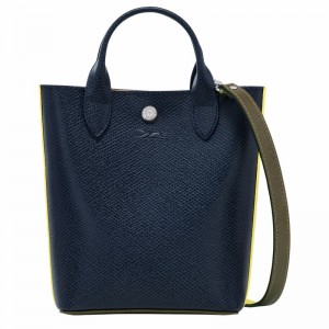 Torby Tote Longchamp ÉPURE XS Damskie Granatowe Polska | 10269HFH006