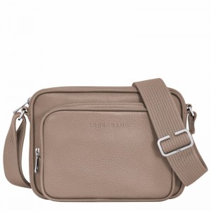 Torebka Bucket Bag Longchamp Le FOULONNÉ S Męskie Szare Polska | 20043021F78