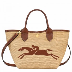 Torebka Longchamp Le Panier Pliage S Damskie Brązowe Polska | 10144HZB035