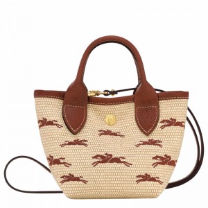 Torebka Longchamp Le Panier Pliage XS Damskie Brązowe Polska | 10206HCF035